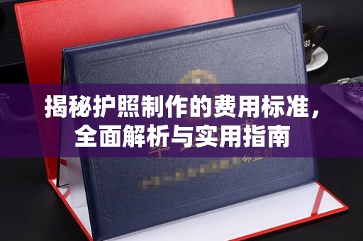 美兰揭秘护照制作的费用标准，全面解析与实用指南